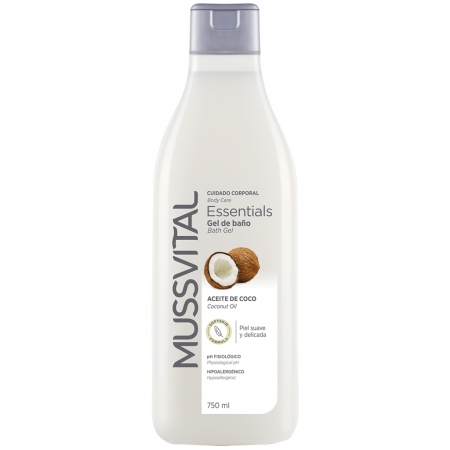 Mussvital Essent Gel Banho Coco 750ml-6000653