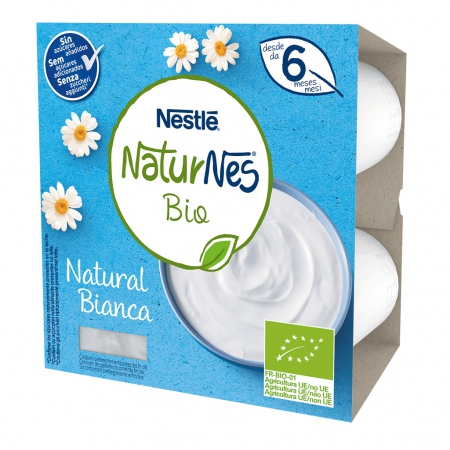 Nestlé Naturnes Bio Natural 6M 4x90g