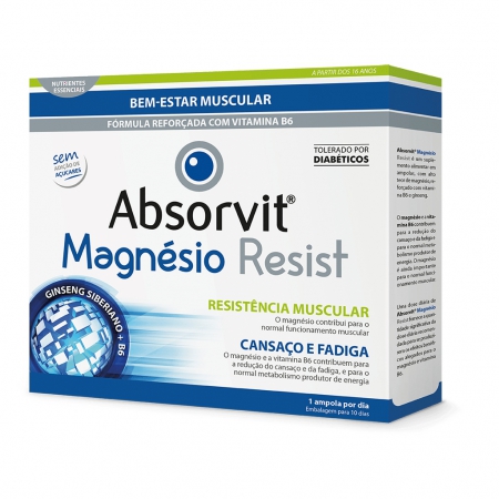 Absorvit Magnesio Resist 10ml X10