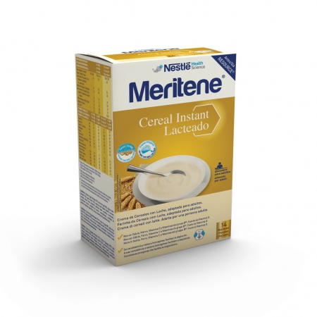 Meritene Cereal Instant Lact Saq 500g X2 pó susp oral medida