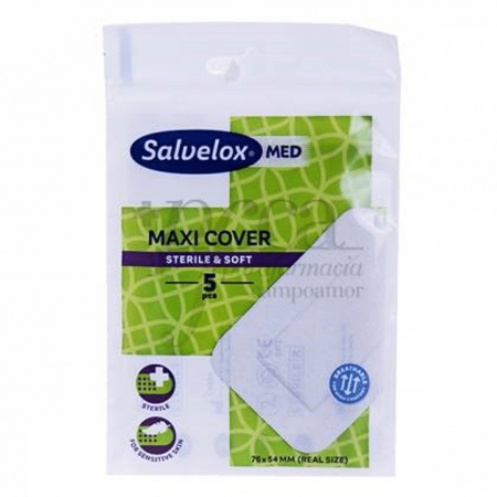 Salvelox Med Maxi Cover Penso 76x54mm X 5-6316711