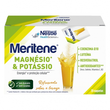 Meritene Magnes Potass Saq4,2g X20 pó sol oral saq