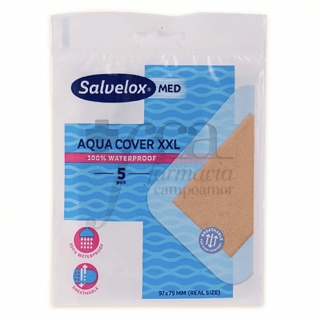 Salvelox Med Aqua Cover Xxl 97x79mm X5-6414664