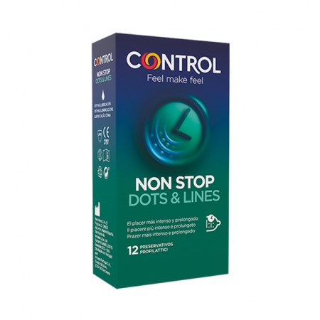 Preservativos Control Non Stop Dots&Lines