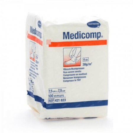 Medicomp Cpssa 7,5x7,5 Cm X 100 compressa-6704379