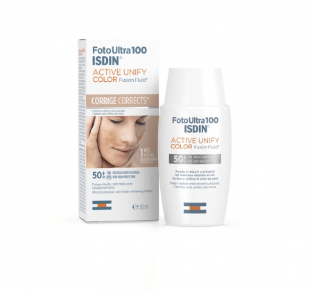 Isdin Fotoultra 100 Active Unify Color Fusion Fluid Spf50+ 