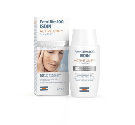Isdin Fotoultra 100 Active Unify Fusion Fluid SPF50+ 