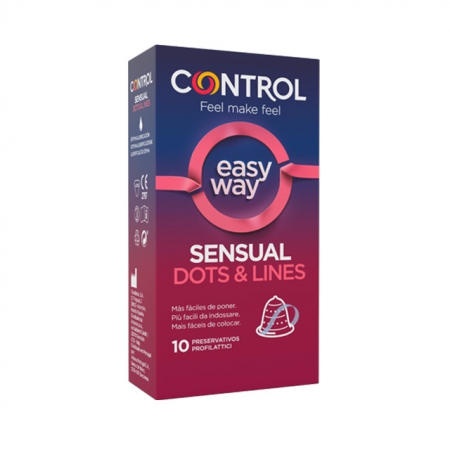 Preservativos Control Sensual Dots&Lines Easyway