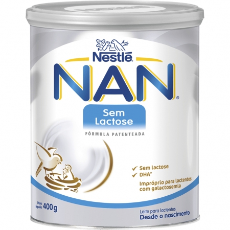 Nan Sem Lactose Leite Lactentes