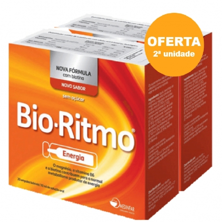 Bio-Ritmo Energia Duo Ampolas Bebíveis 20 x 10 ml com Oferta