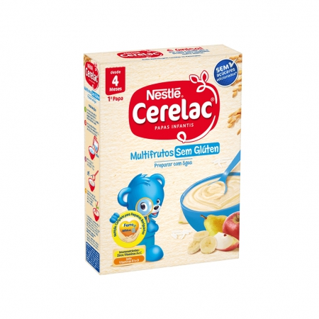 Cerelac Farinha Láctea Multifrutos Sem Glúten 250gr