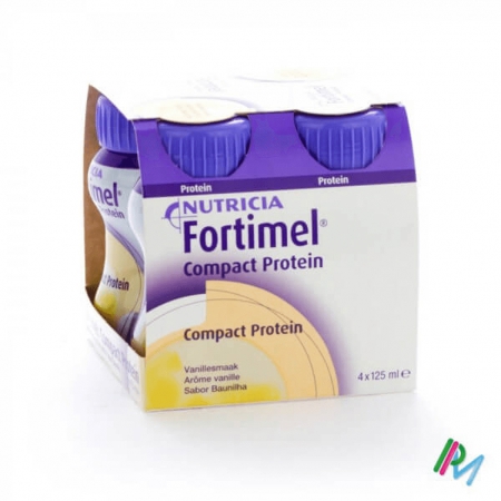 Fortimel Compact Protein Baunilha 125ml X4