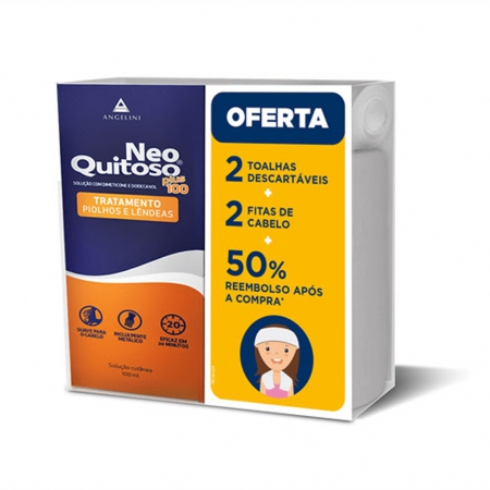 Neo Quitoso Plus Solução Cutânea Piolhos e Lêndeas com pente