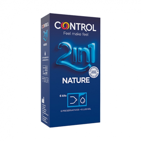 Control Kit 2in1 Preservativos Nature + Gel Nature
