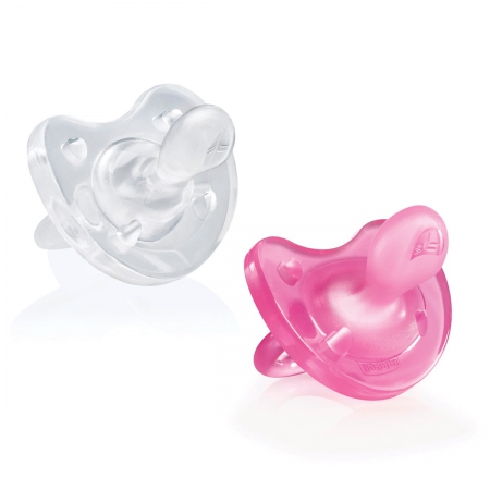Chupeta Chicco Physio Soft silicone rosa 