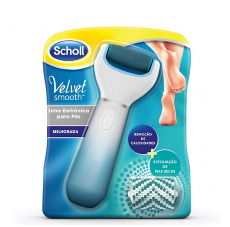 Scholl Velvet Smooth Lima Electrónica para Pés Azul