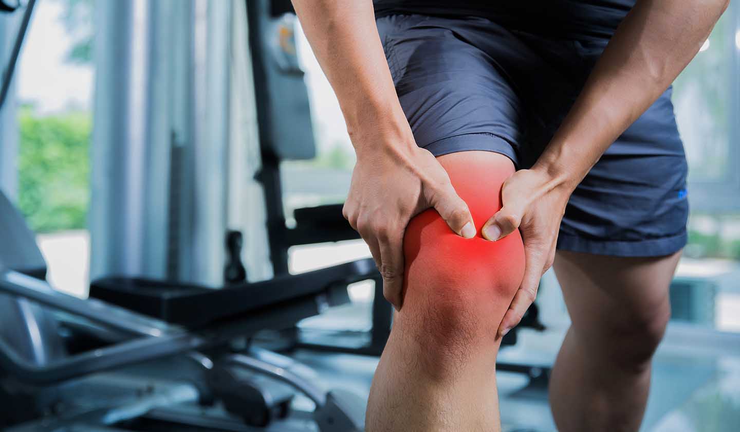 Muscle pain caused by injury in sport