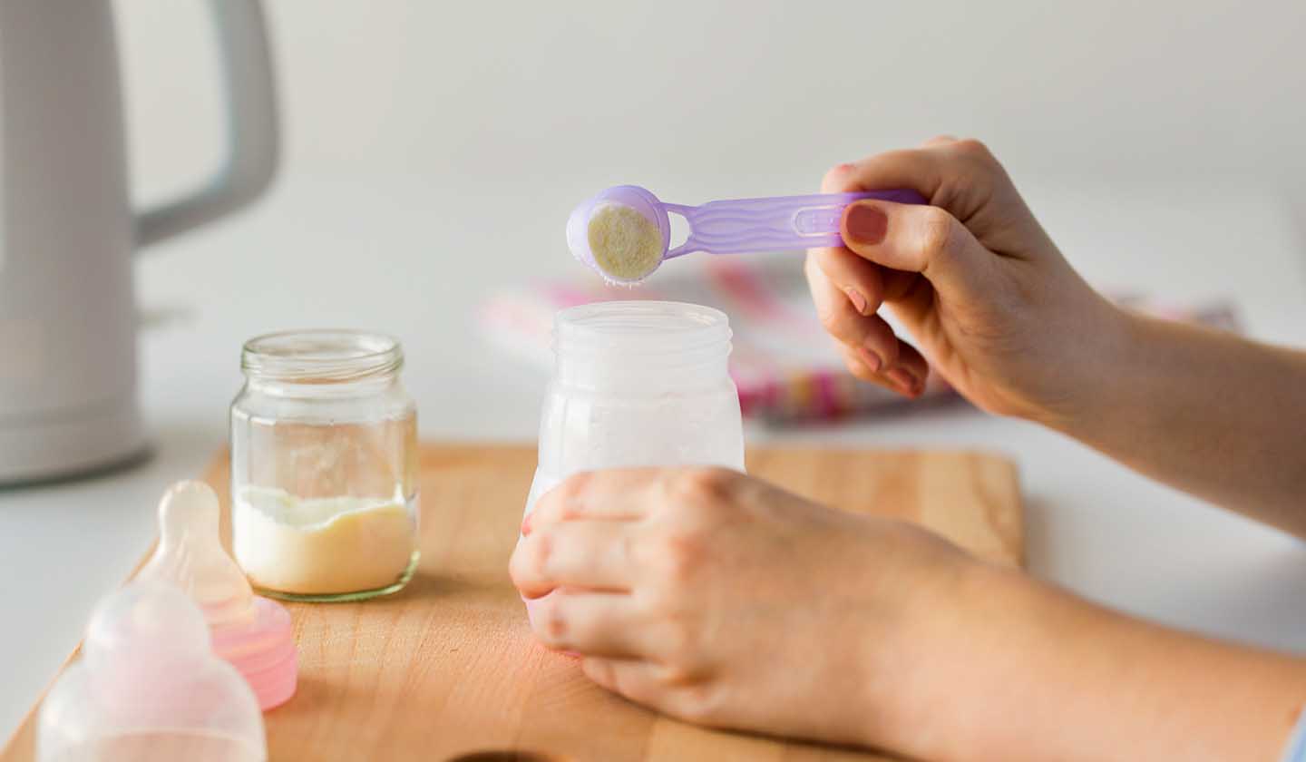 Preparation of infant formula