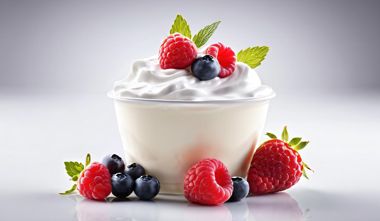 Iogurte Grego com Frutas e Granola