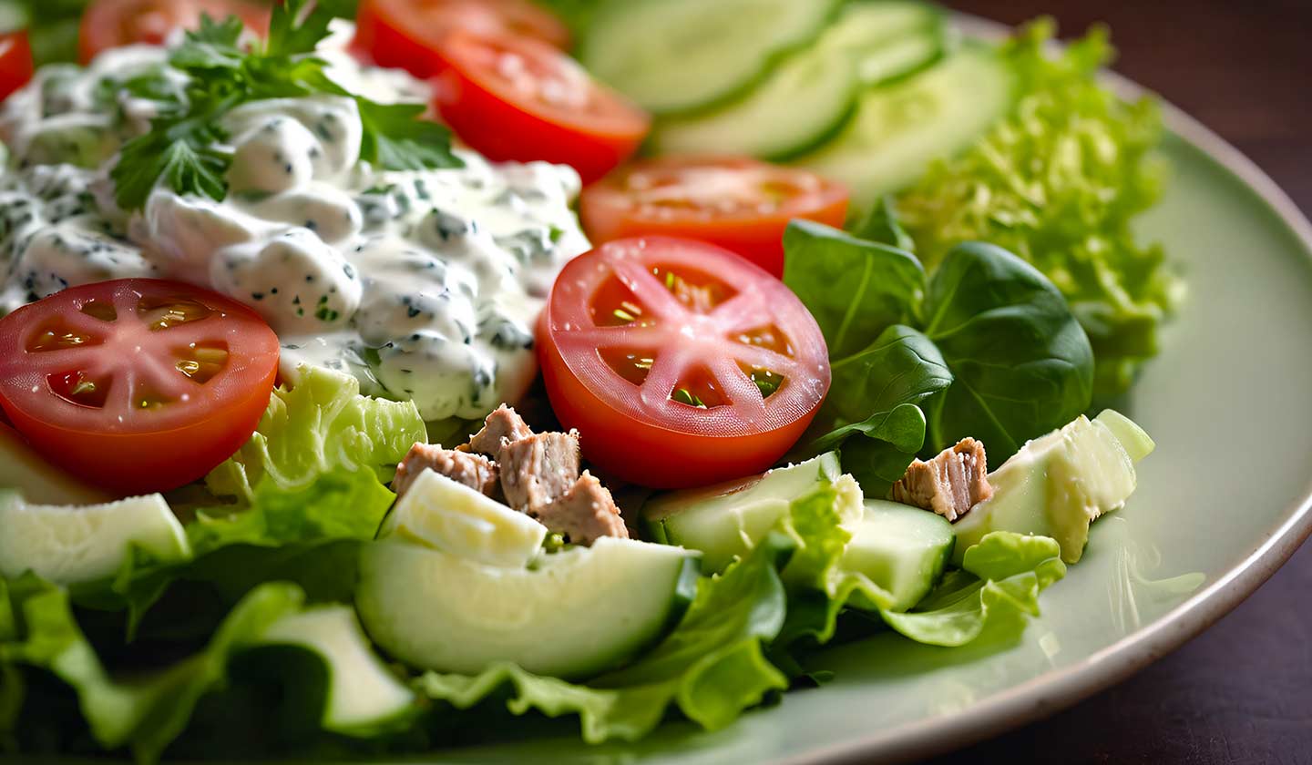 Molho de Iogurte para Saladas