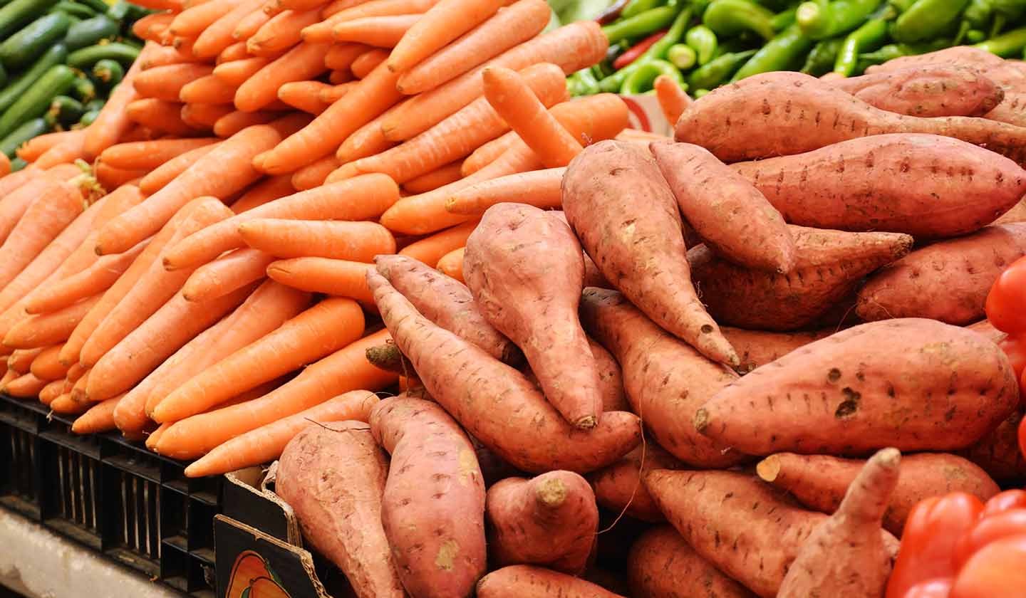 Carrots and Sweet Potatoes