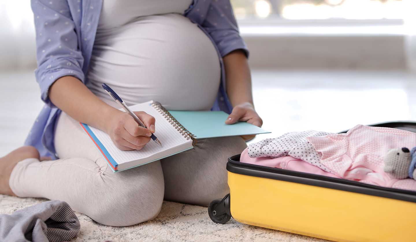 Maternity bag for the baby