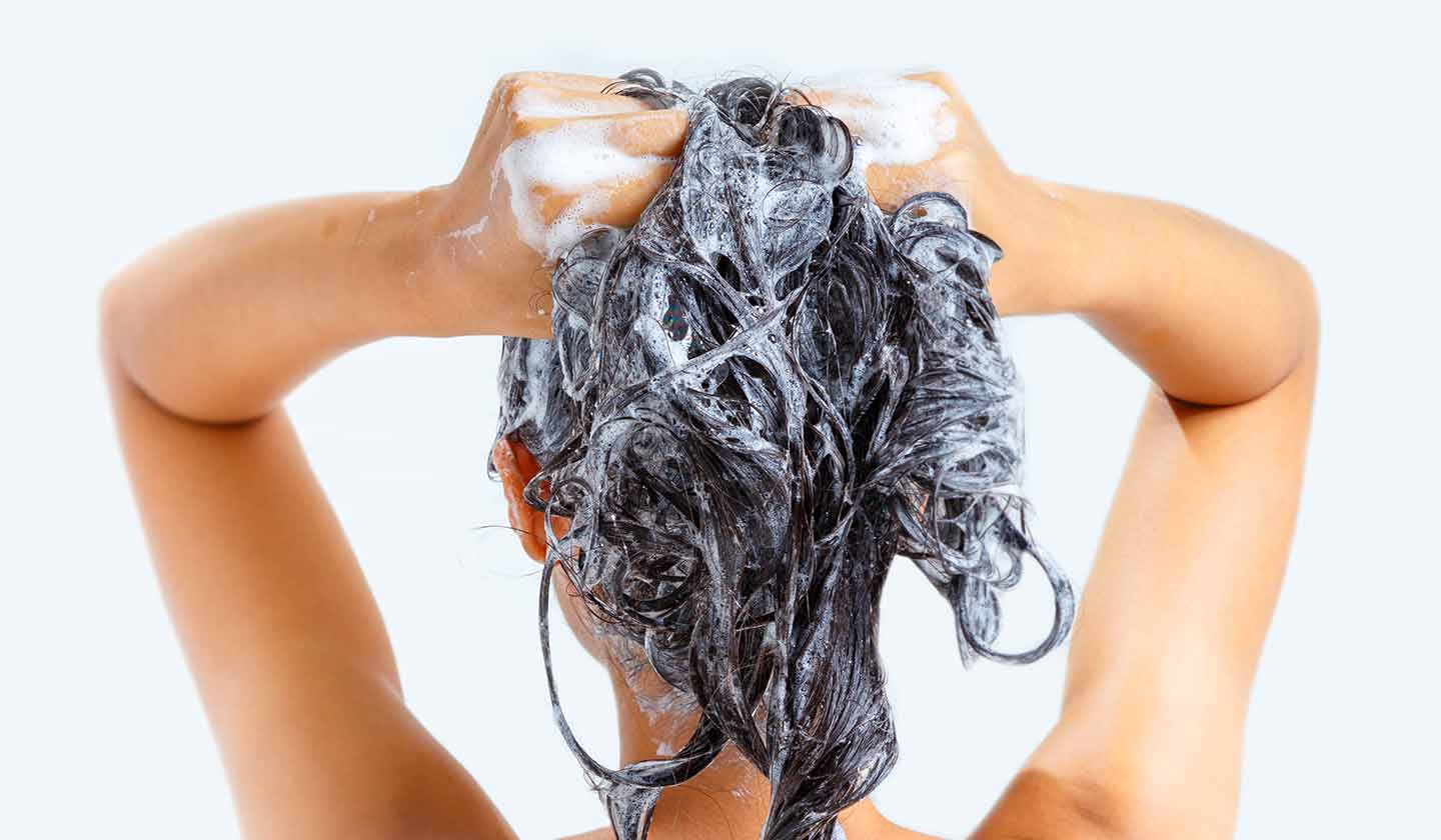 Lavagem do cabelo