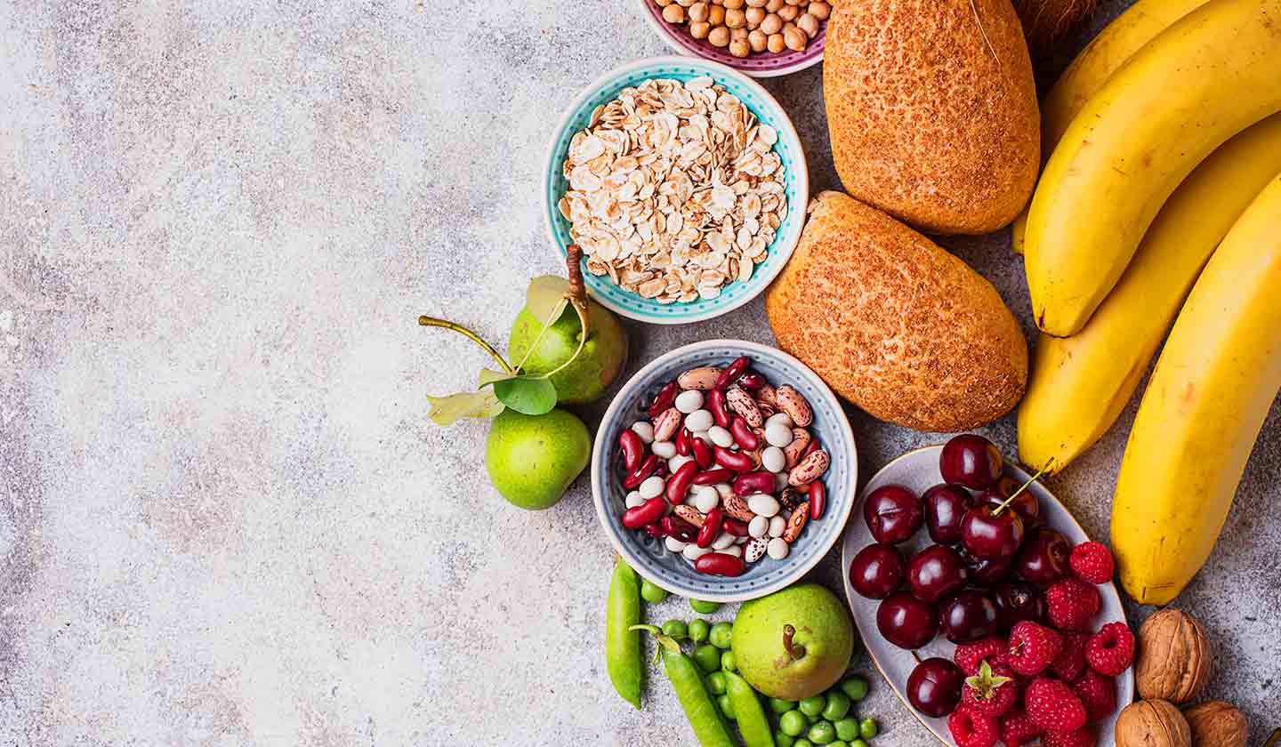 Fiber-rich foods help the body