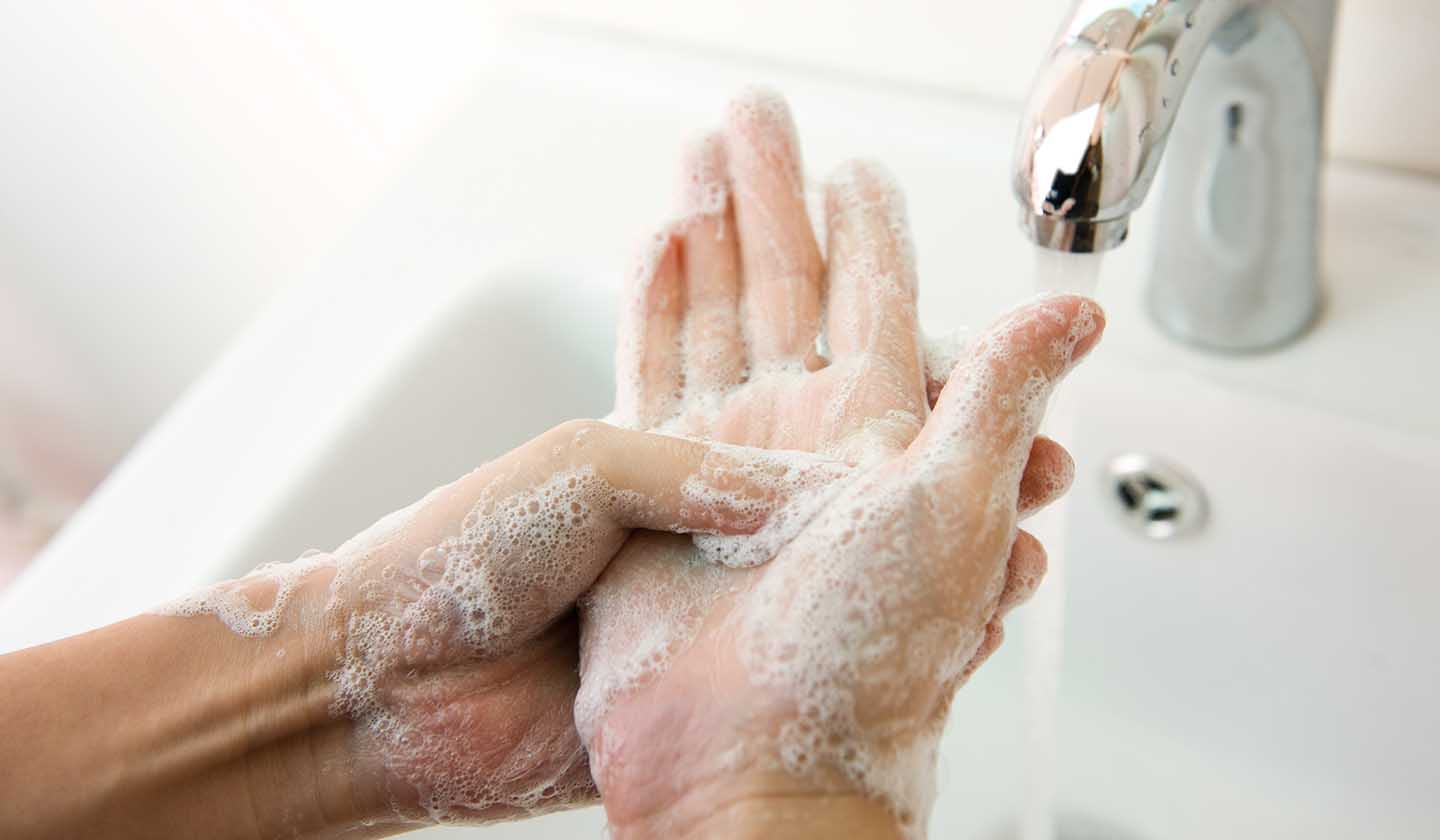 Lavar corretamente as mãos