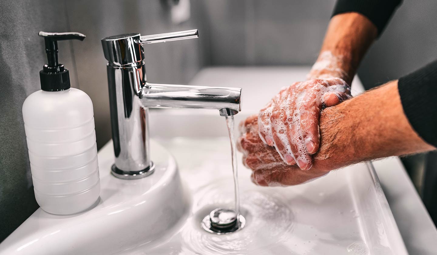 Wash your hands before removing the dressing