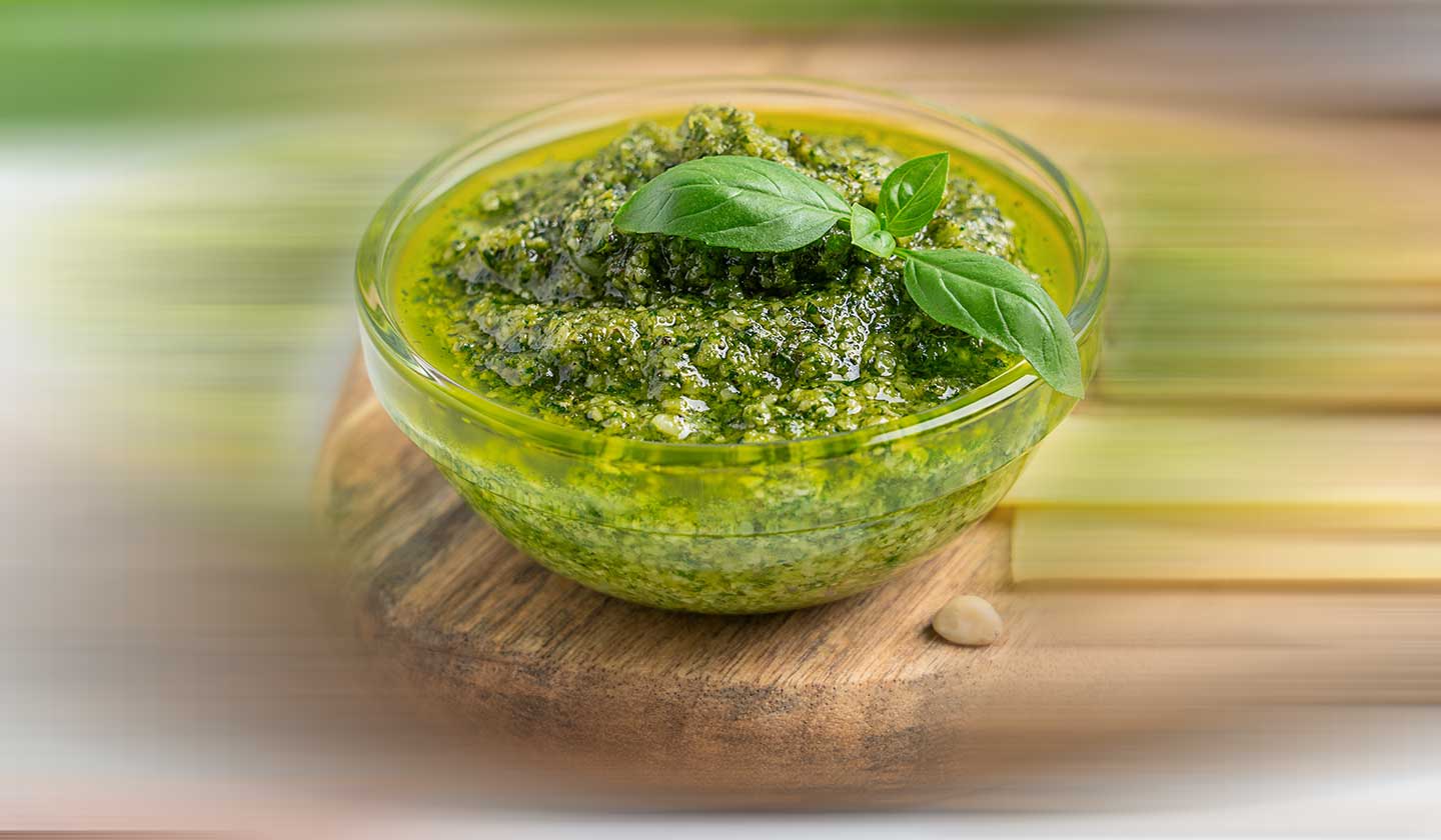 Olive Sauce with Basil