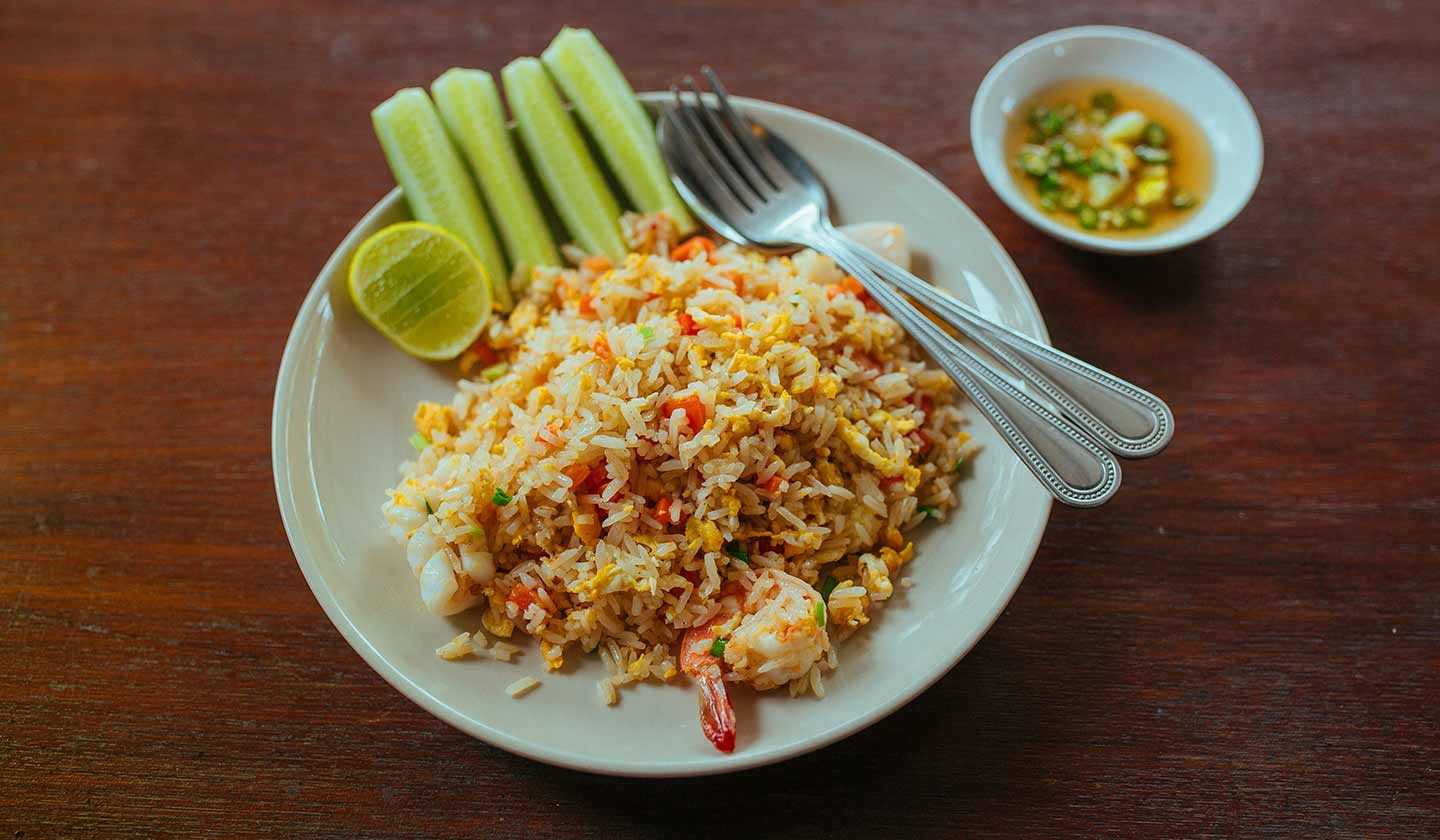 Arroz de Camarão e Legumes