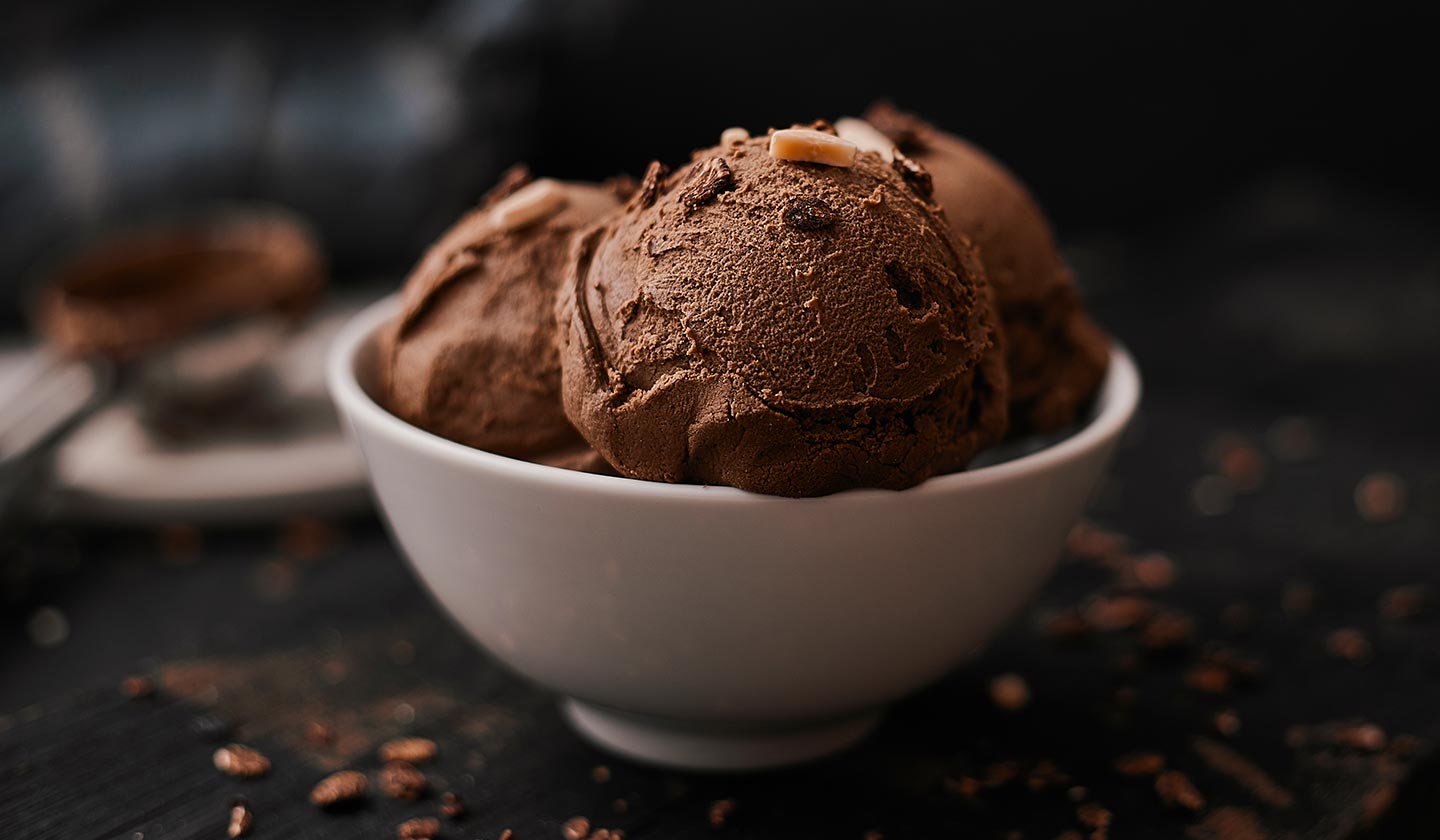 Gelado de Chocolate Cremoso e Irresistível