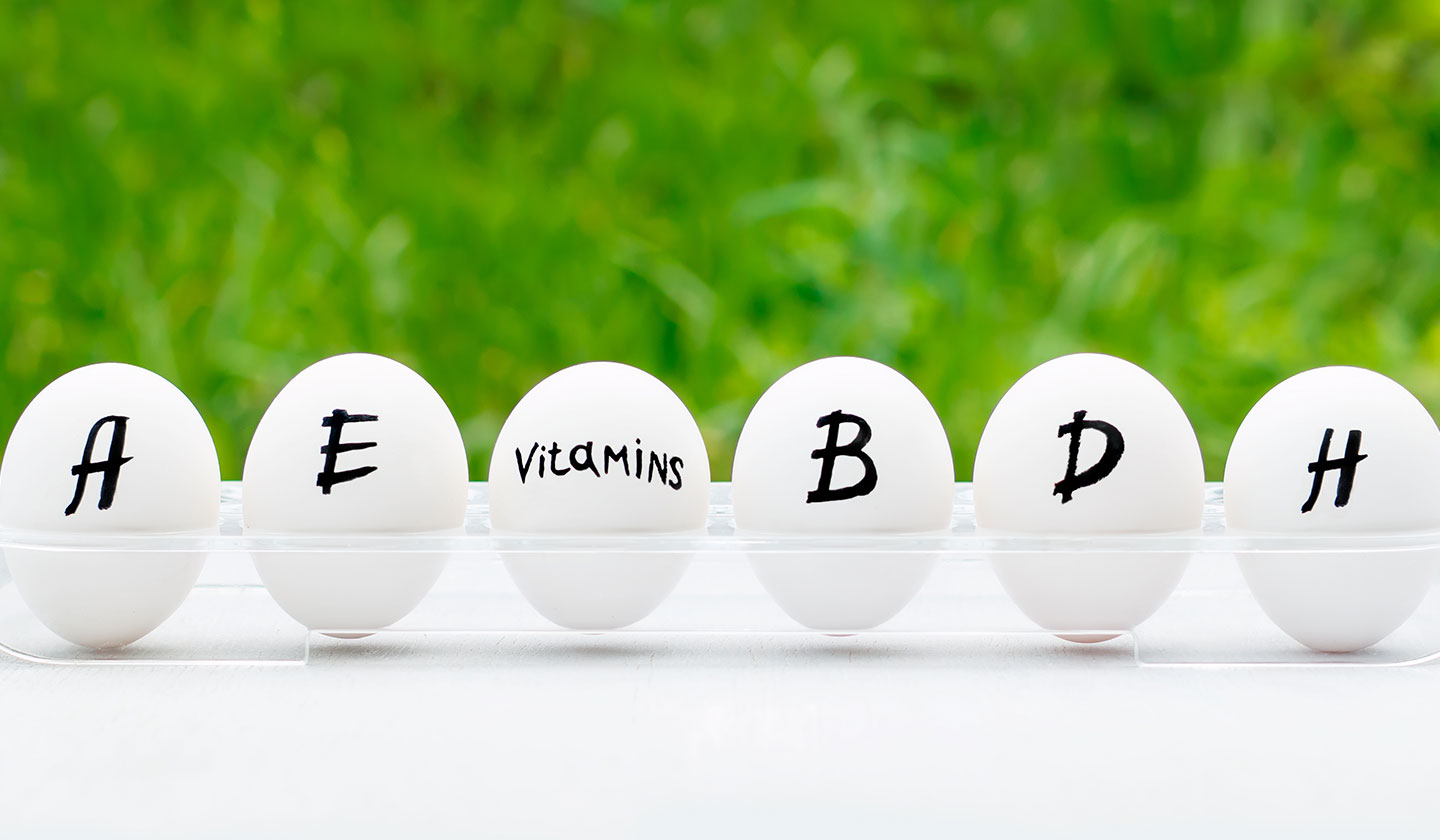 Eggs - a concentrated source of various vitamins