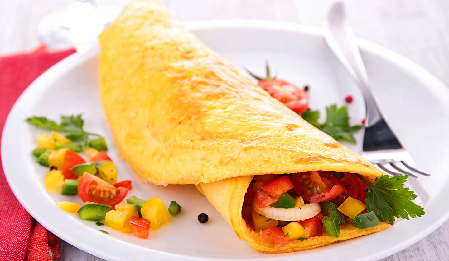 Egg Wrap with Vegetables