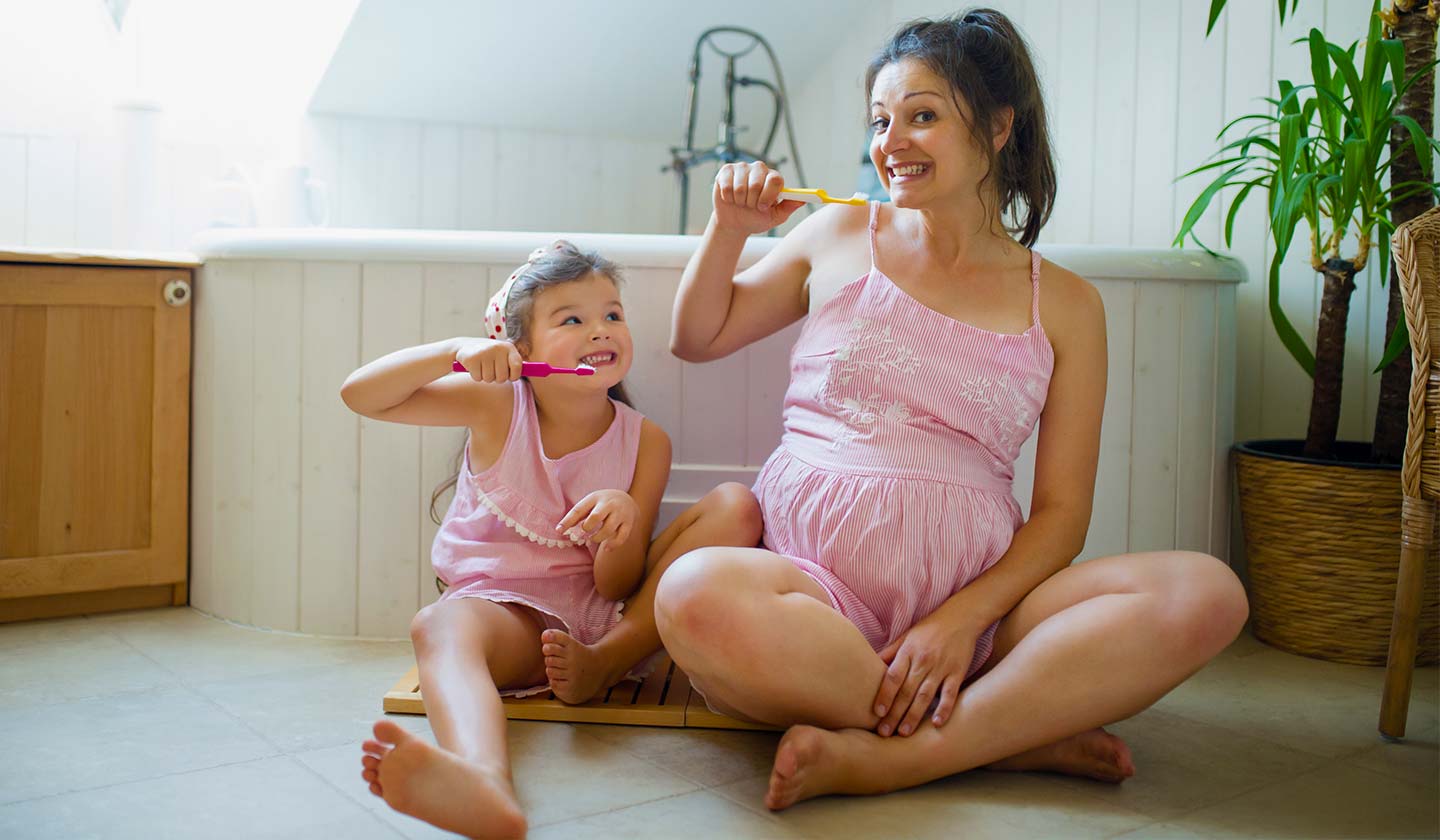 The importance of oral hygiene during pregnancy.